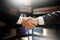 businessman handshake Professional Business partnership meeting