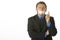 Businessman With His Mouth Taped Shut