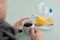 Businessman Holding Cup Of Tea At Office