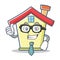 Businessman house character cartoon style