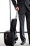 Businessman with luggage