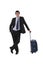 Businessman with luggage