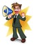 Businessman with megaphone