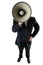 Businessman With Megaphone