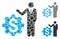 Businessman options Mosaic Icon of Tremulant Parts