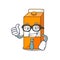 Businessman package juice character cartoon