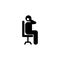 Businessman, phone call, explain icon. Element of businessman pictogram icon. Premium quality graphic design icon. Signs and