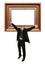 Businessman and Picture frame baget