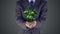 Businessman presenting plant with hands