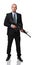 Businessman with rifle