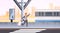 Businessman running to catch train business man with luggage on railway station city public transport male cartoon