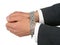 Businessman\'s Hands In Chains