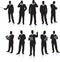 Businessman Silhouette Collection