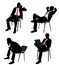 Businessman sitting