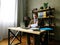 Businessman sitting at desk working with financial statements. The auditor checks the report.