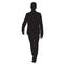 Businessman in suit walking forward