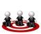 Businessman target icon