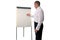 Businessman using a flip chart