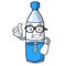 Businessman water bottle character cartoon