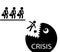 Businessmen and crisis