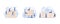 Businessmen flying on paper planes, going to success, following leader, Remote work from home during quarantine online, filling