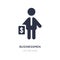 businessmen icon on white background. Simple element illustration from People concept