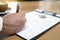 Businessmen sign contracts for investment in construction and housing projects, contract documents that have legal consequences.