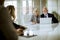 Businesspeople in conference room during a meeting in office