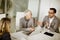 Businesspeople in conference room during a meeting in office