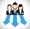 Businesspeople icon. Business design. Vector graphic