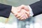 Businesspeople shake hand