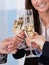 Businesspeople Toasting Champagne