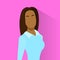 Businesswoman african american profile icon female