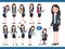 Businesswoman character collection