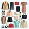 Businesswoman Clothes Icons