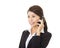 businesswoman talking on the mobile phone