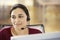 Businesswoman Wearing Headset In Call Center