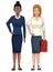Businesswomen avatar cartoon character