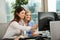 Businesswomen Looking At Computer Monitor