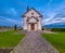 Busskirch church, a dreamy little village on the shores of the Upper Zurich Lake Obersee, Rapperswil-Jona, St. Gallen,