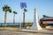 Bust of Athenian general Kimon at Finikoudes beach in Larnaca