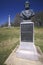 Bust of Civil War US Brigadier General Marcellus M. Crocker at Vicksburg National Military Park, Mississippi