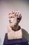 Bust of a Greek poet in the Archaeological Museum in Naples