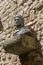 Bust of the Italian poet, thinker and theologian Dante Alighieri in Florence