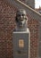 Bust of Jan Adriaanszoon Leeghwater at The Town Hall, De Rijp, Netherlands