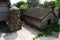 Bust of Lenin near the dog house