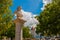 Bust monument in the Park Jose Marti square in Cienfuegos. Cuba