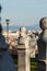 A bust of one of the patriots of Janiculum, Rome, Italy