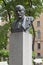 Bust of V.I. Lenin near the building of the Imperial Alexander Lyceum in St. Petersburg