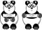 Busted panda icons